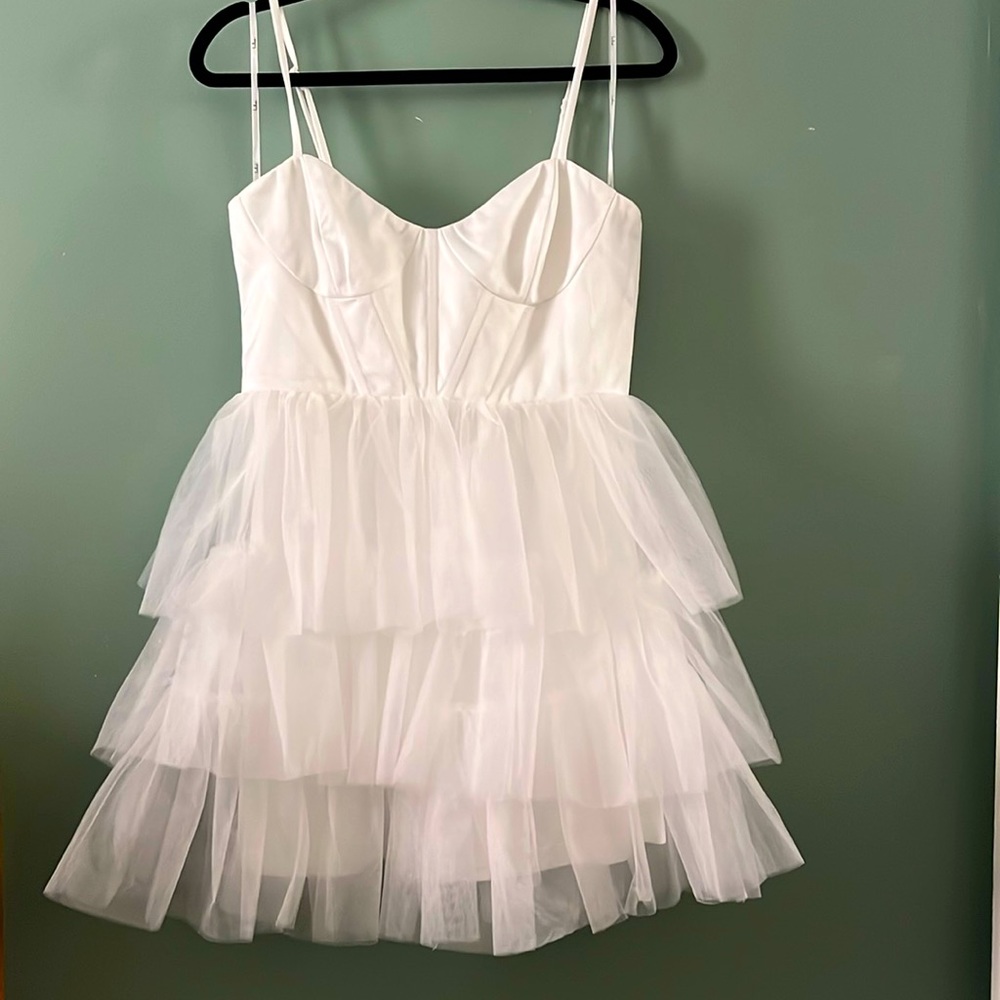 Lulus tulle mini dress, size Medium
